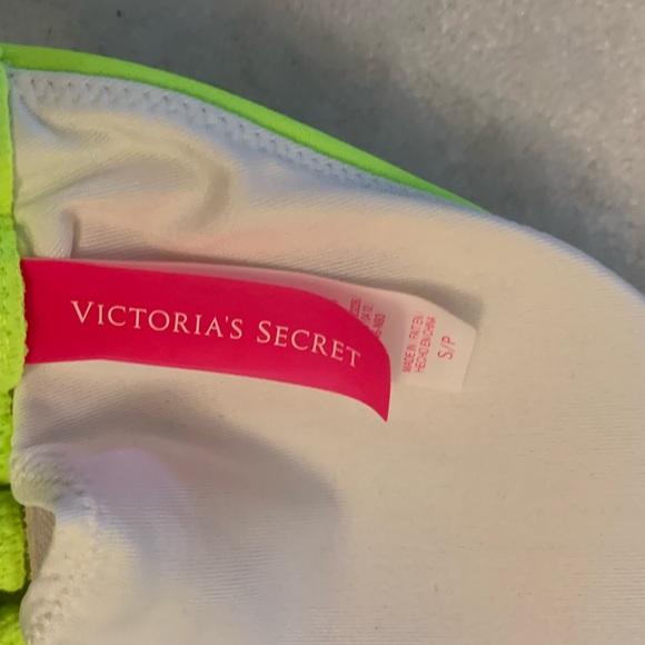 Victoria Secret lime green sequins bikini top - Picture 2 of 2